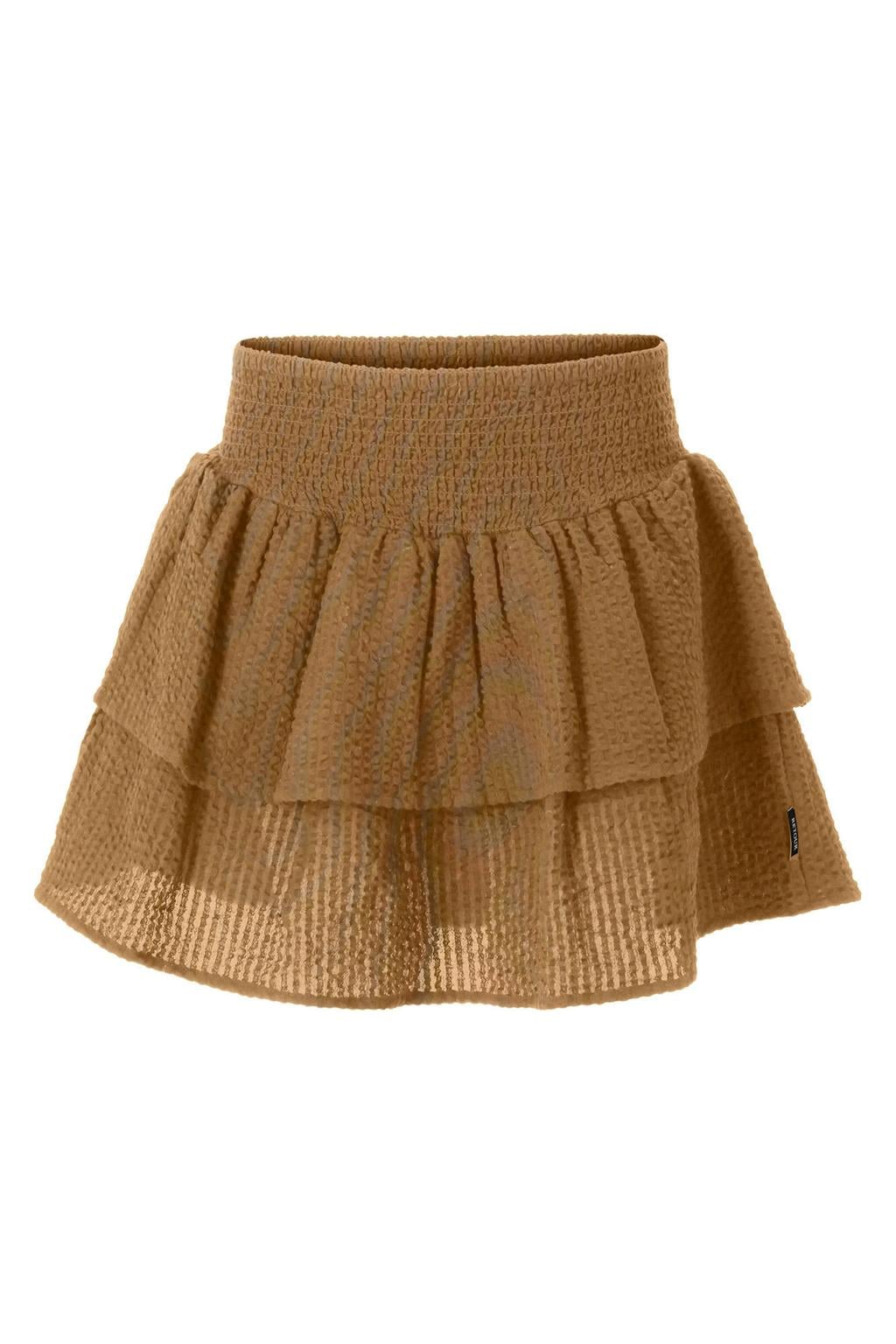 Beige meisjes Retour Jeans korte rok gemaakt van katoen
