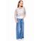 Retour Jeans oversized sweater met tekst - grijs/wit