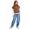 Retour Jeans rechtvallend gebreid vest - bruin