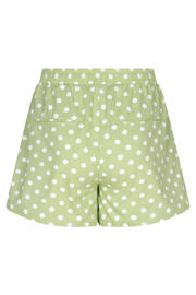 thumbnail: Ydence regular high waist casual short met stippen lichtgroen