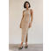 AWARE maxi jurk crochet - beige