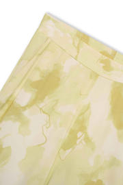 thumbnail: Claudia Sträter wide leg casual broek limegroen