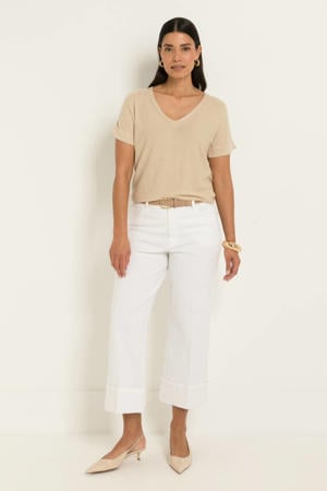 wide leg jeans wit