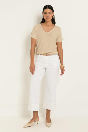 wide leg jeans wit