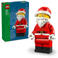LEGO Seasons and Occasions Grote Minifiguur van de Kerstman - Kerst Speelgoed voor Kinderen 40820