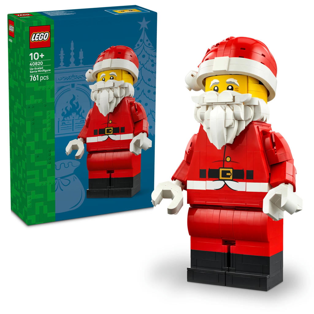 LEGO Seasons and Occasions Grote Minifiguur van de Kerstman - Kerst Speelgoed voor Kinderen 40820