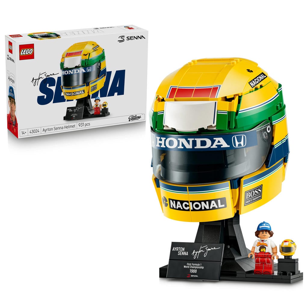 LEGO Editions Formula 1 Helm van Ayrton Senna F1 Auto Helm Bouwpakket 43024