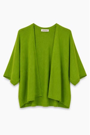 gebreide vest Plus Size - groen