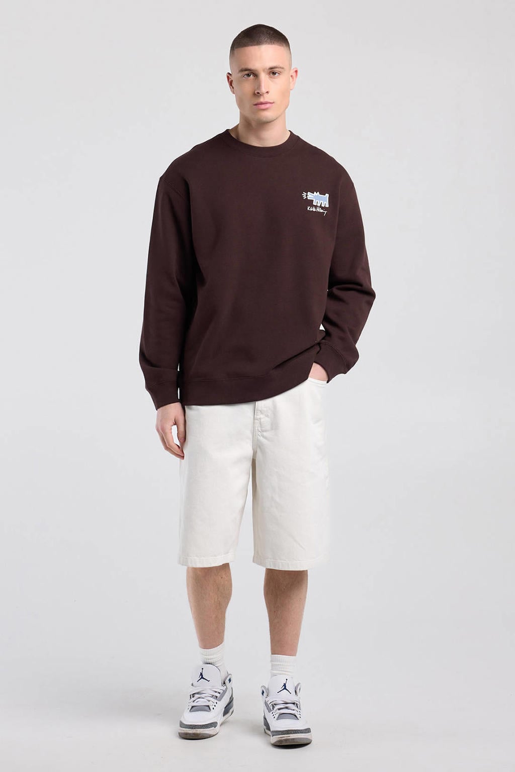 America Today relaxed fit sweater - bruin