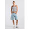 America Today gestreepte cropped top wit