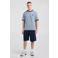 America Today regular fit sweatshort - blauw