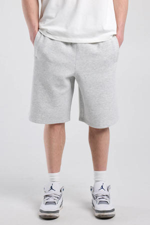 regular fit sweatshort - lichtgrijs gemêleerd