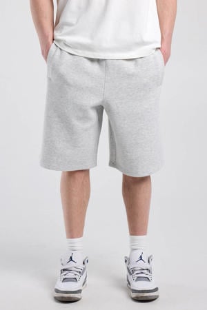 regular fit sweatshort - lichtgrijs gemêleerd