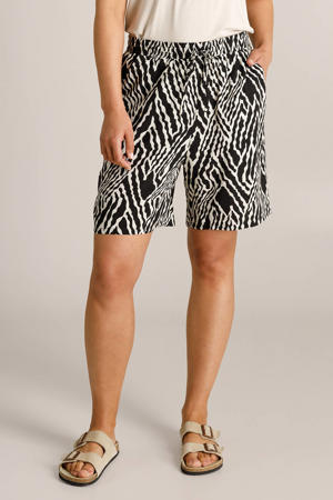 regular waist bermuda short zwart