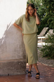 thumbnail: Ivy Beau midi rok lichtgroen