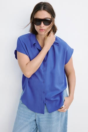 blouse blauw