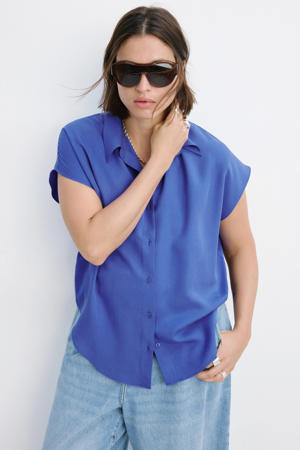 blouse blauw