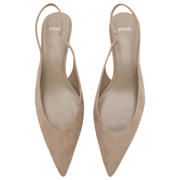 thumbnail: Mango suède pumps lichtbruin