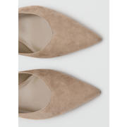 thumbnail: Mango suède pumps lichtbruin