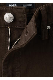 thumbnail: Mango straight regular waist denim short bruin