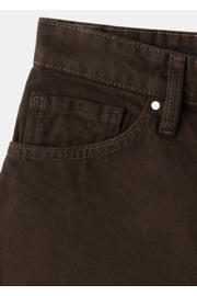 thumbnail: Mango straight regular waist denim short bruin