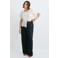Mango blouse broderie wit