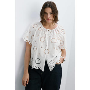 blouse broderie wit