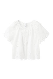 thumbnail: Mango blouse broderie wit