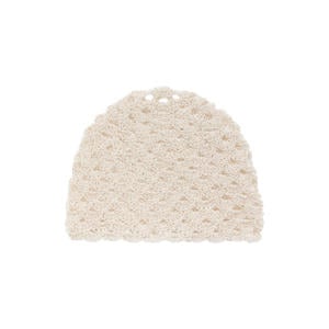 crochet muts beige