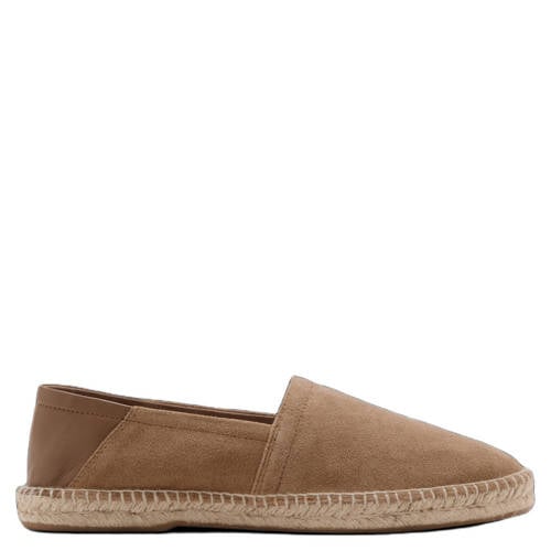 Mango Man suède espadrilles cognac