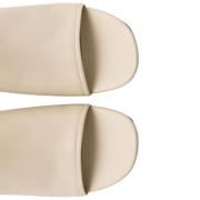 thumbnail: Mango leren muiltjes met blokhak beige
