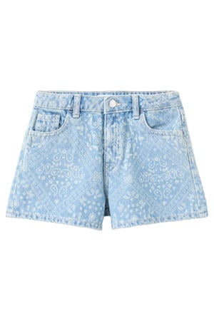 short light blue denim