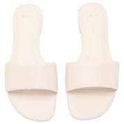thumbnail: Mango leren slippers ecru