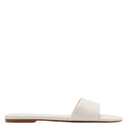 thumbnail: Mango leren slippers ecru