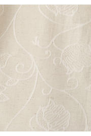 thumbnail: Mango Man regular gebloemd casual overhemd met linnen beige