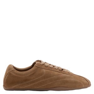 suède sneakers cognac