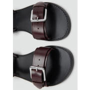 thumbnail: Mango leren sandalen donkerbruin