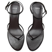thumbnail: Mango lakleren sandalen donkerbruin