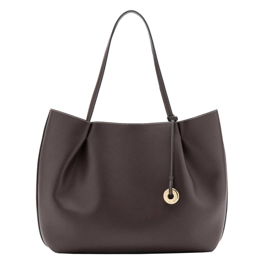 Mango shopper donkerbruin