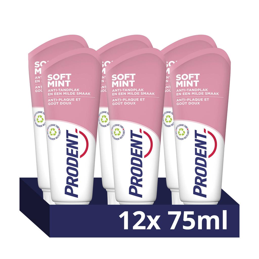 Prodent Soft Mint tandpasta - 12 x 75 ml