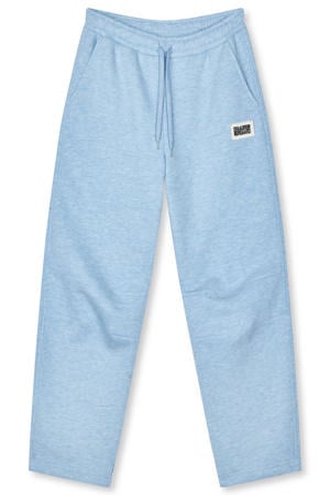high waist regular fit broek - lichtblauw