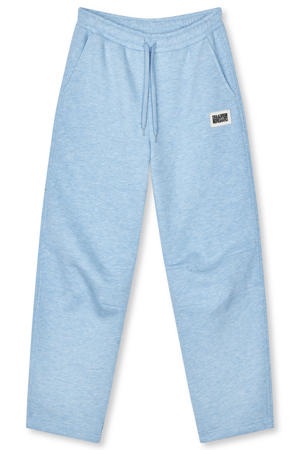 high waist regular fit broek - lichtblauw