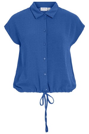 regular fit blouse - blauw
