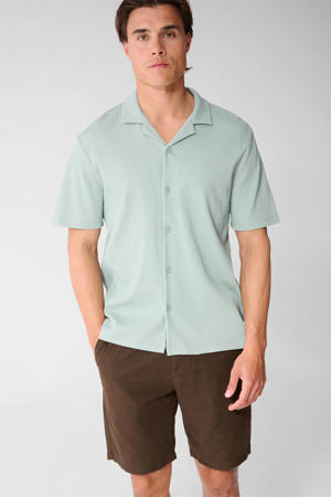 regular casual overhemd mintgroen