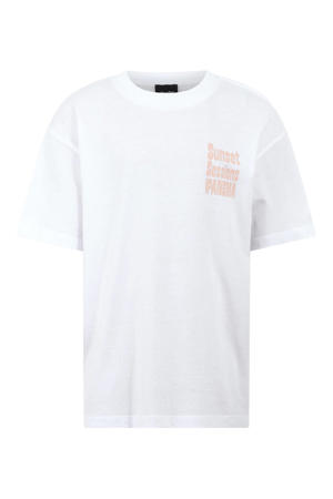 T-shirt met backprint wit