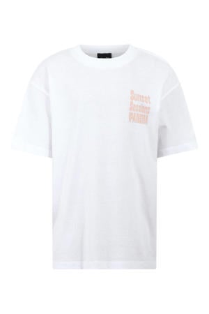 T-shirt met backprint wit