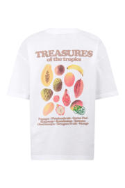 thumbnail: Shoeby T-shirt met backprint wit