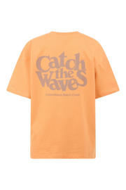thumbnail: Shoeby T-shirt met backprint oranje