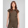 LOVE2WAIT zwangerschaps blousetop met textuur olijfgroen