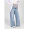 LOVE2WAIT zwangerschaps wide leg jeans light blue denim